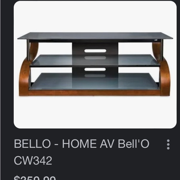 Bell’O Tempered Glass TV stand - Picture 4 of 4